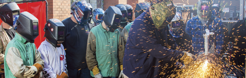 Horry-Georgetown Technical College welding students